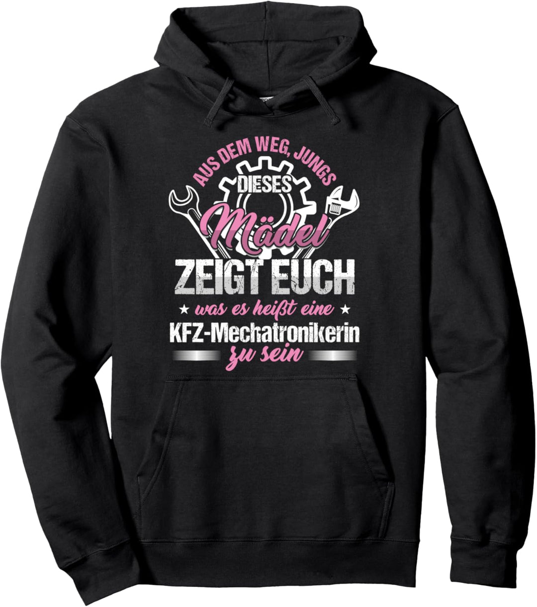 Mechanikerin KFZ-Mechatronikerin Werkzeug Werkstatt Geschenk Pullover Hoodie