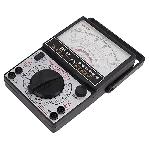 MF47 Mehrbereichs-Analog-Voltmeter, Multimeter mit Internem Magnetzeiger Hochgenaues Analog-Multimet