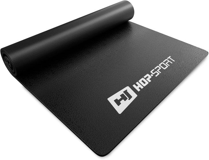 Hop-Sport Bodenschutzmatte aus PVC 0,6mm Dicke Unterleg und Schutzmatte für Fitness & Sportgeräte in