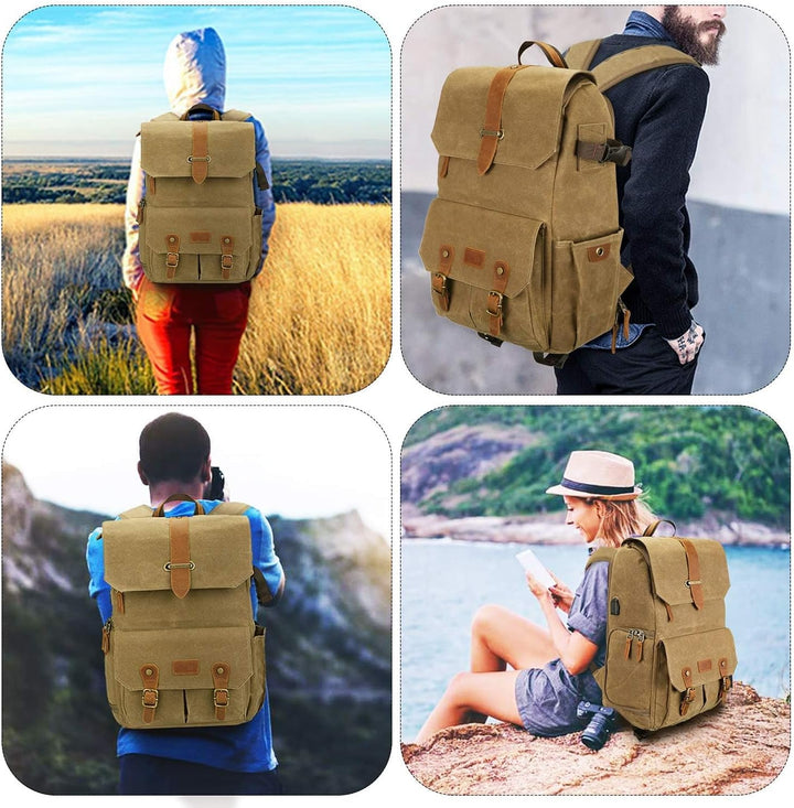 UBAYMAX Rucksack für Spiegelreflexkameras, wasserdicht, für Spiegelreflexkameras, stossfest, 39,6 cm
