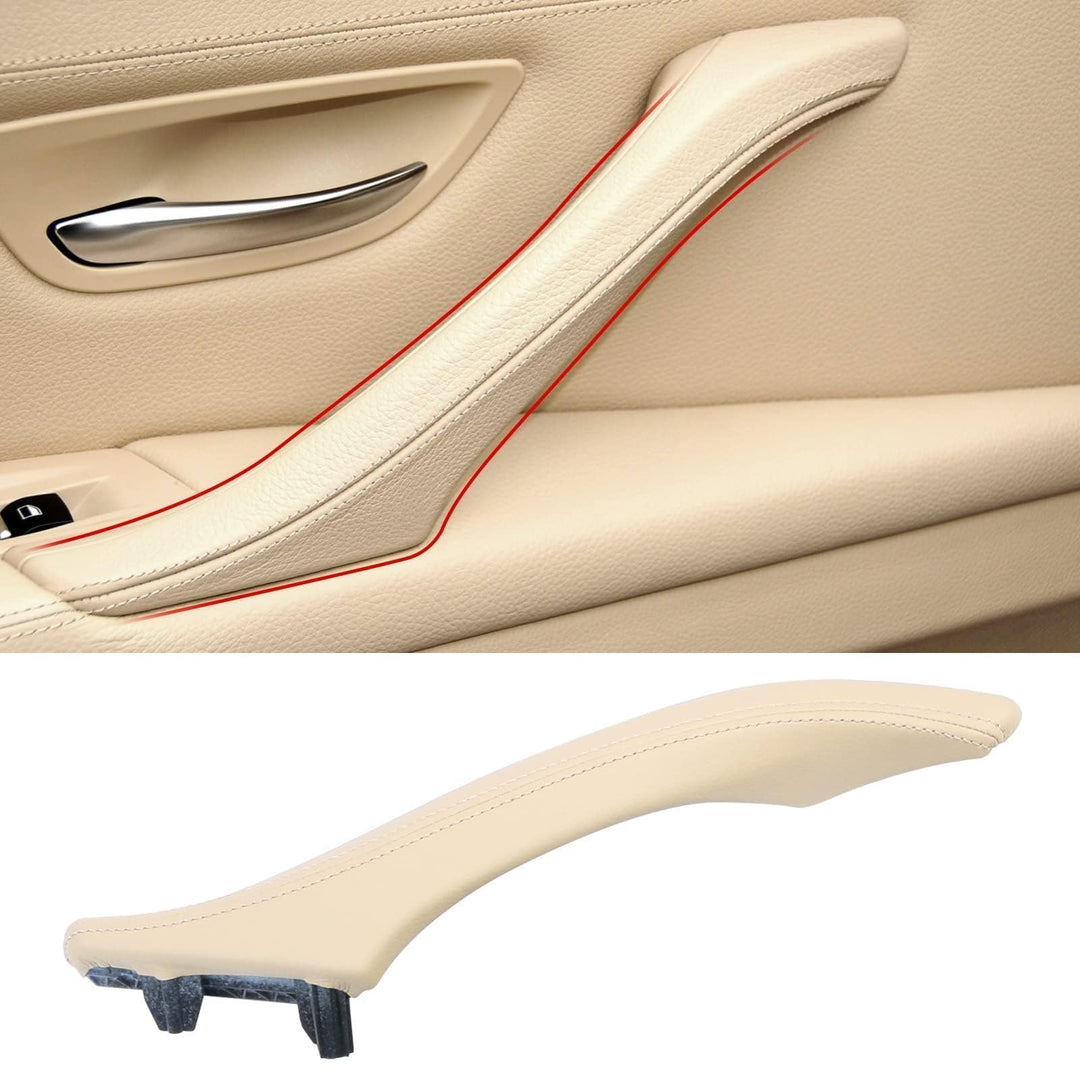 TTCR-II Kompatibel mit Türgriff BMW 5er F10/F11 Türgriff Innen Links Leder,Innentürgriff,Türgriffble