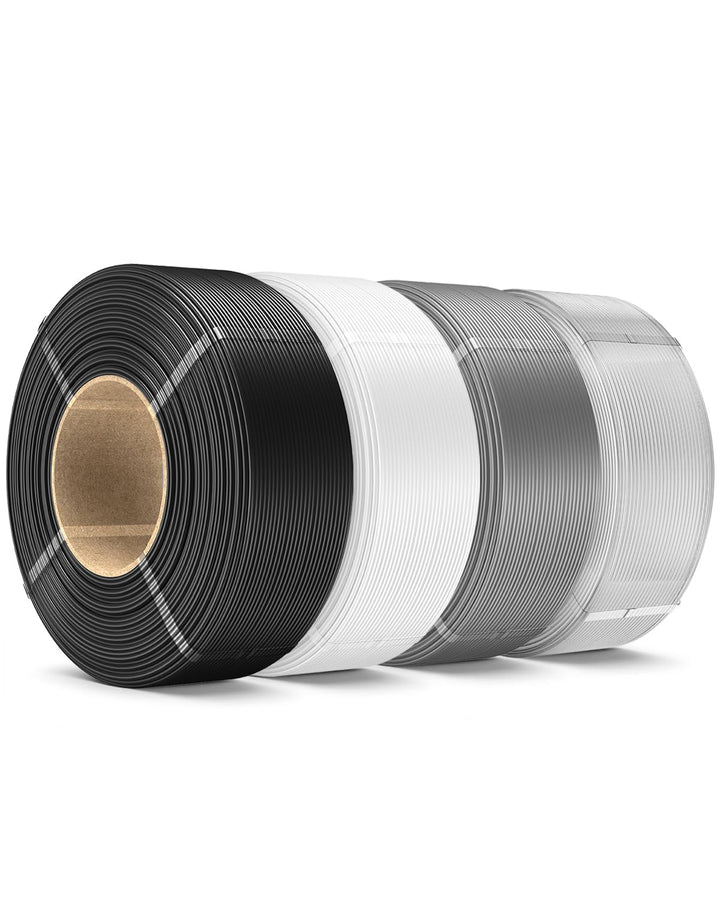 SUNLU PLA+ Filament Refill 1.75mm 4KG, PLA Plus 3D Drucker Filament Bündel, No-Spule Filament PLA Re