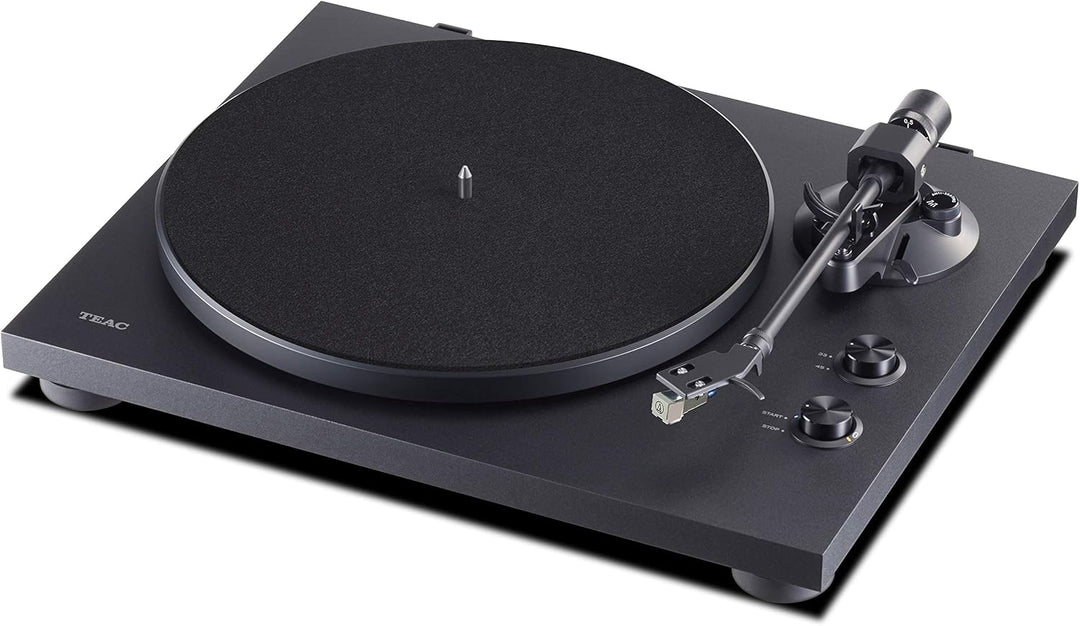Teac TN-280BT-A3 Plattenspieler mit Bluetooth Ausgang für Lautsprecher und Kopfhörer (Aluminium Plat