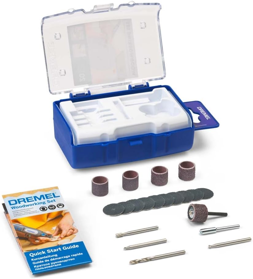 Dremel Holzarbeit Set 20tlg. (für Dremel Multifunktionswerkzeug)