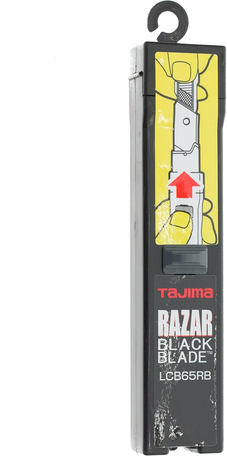 Tajima RAZAR BLACK 25 mm Klingen, Spender und Karte, 1 Stück, TAJ-11548