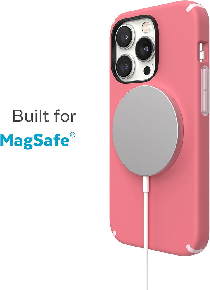 Speck Candyshell Pro Hülle für iPhone 14 Pro Max, Sweet Coral/Light Coral, Fallschutz, Kratzfest, ge