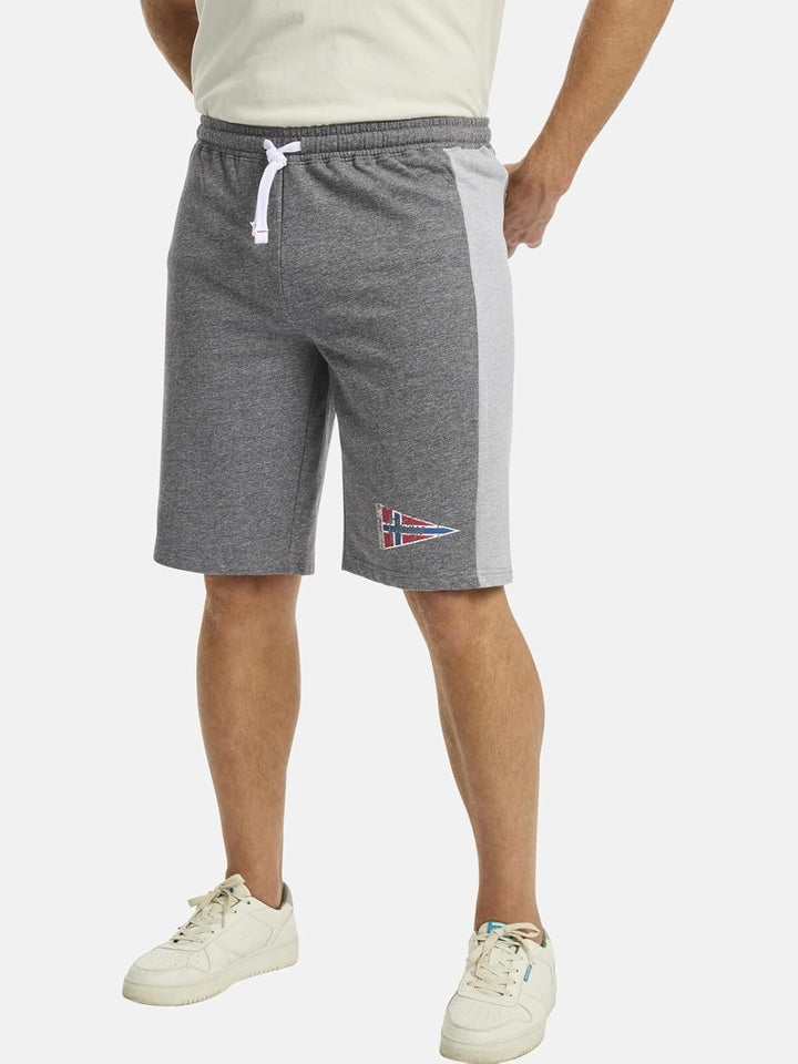 Jan Vanderstorm Herren Doppelpack Jogginghose Haral Kurze Hose Casual Shorts L Dunkelgrau, L Dunkelg