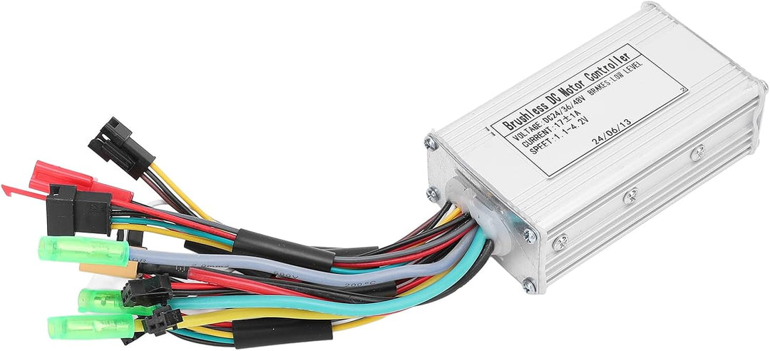 BuyWeek Brushless Motor Controller Kit, 36V 48V 250W 350W 17A 3 Modus Sinuswelle Controller mit H-10