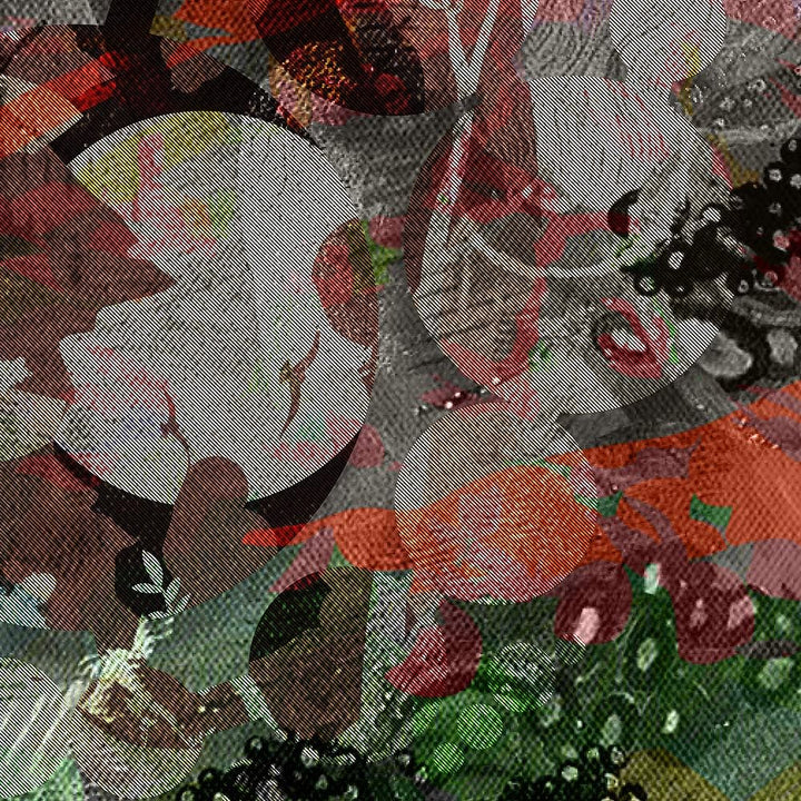 Feeby Modernes Bild Künstlerisch 5 Paneele Design Design Mehrfarbig 250x120 cm Deco panel 250x120 cm