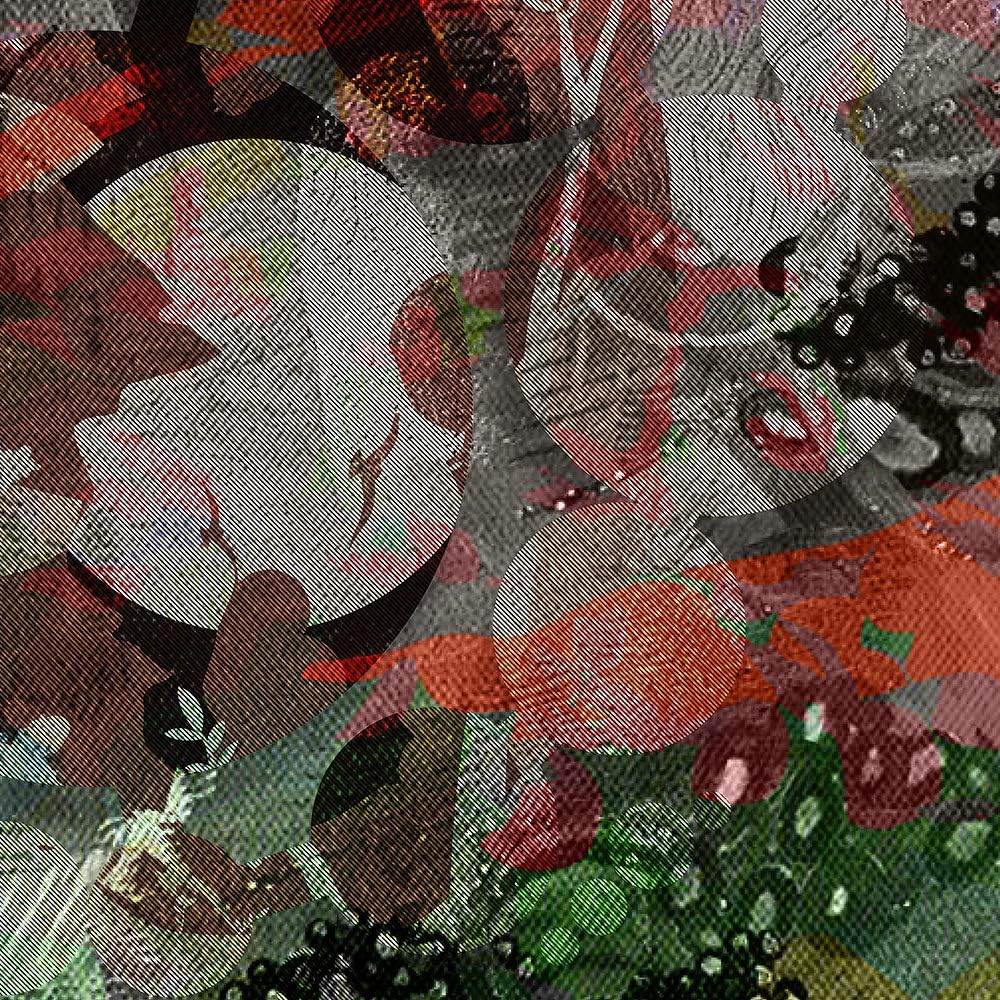 Feeby Bild auf Leinwand Künstlerisch 5-teilig modern Design mehrfarbig 150x100 cm Leinwandbild 150x1