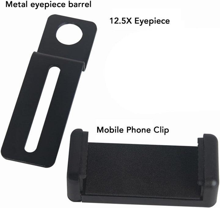 Mikroskop-Objektiv-Handy-Adapter, Mikroskop-Smartphone-Kamera-Adapterhalterung, für Mikroskop-Okular