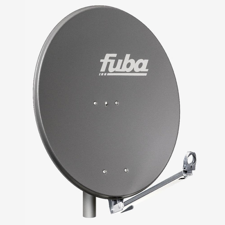 Fuba Satelliten-Komplettanlage DAL 800 A Satellitenantenne 80cm Anthrazit LNB Quad 8X F-Stecker SAT