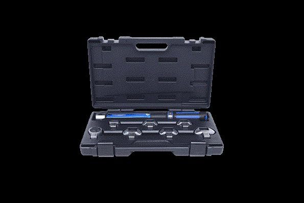 KS Tools 516.1225 ERGOTORQUE precision Kälte-Klima-Drehmomentschlüssel-Werkzeugsatz 20 - 100 Nm, 8-t