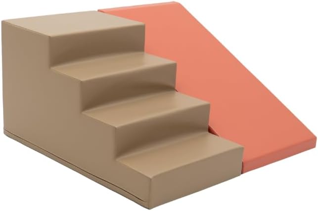 IGLU Rutsche Set XXL Softbausteine Schaumstoffbausteine Riesenbausteine (Pastel Autumn), Pastel Autu