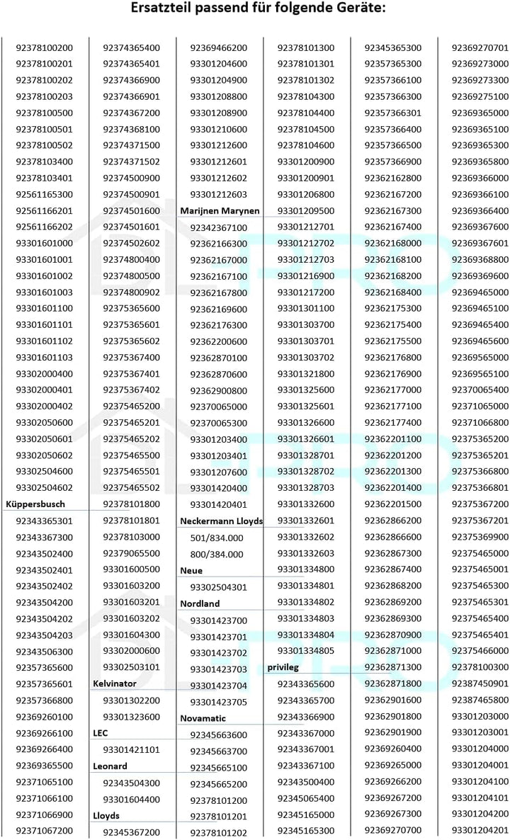 DL-pro Gefrierfachtür 47cm x 19,3cm für AEG Electrolux 2063754028 206375402 Frosterfachtür Gefrierfa