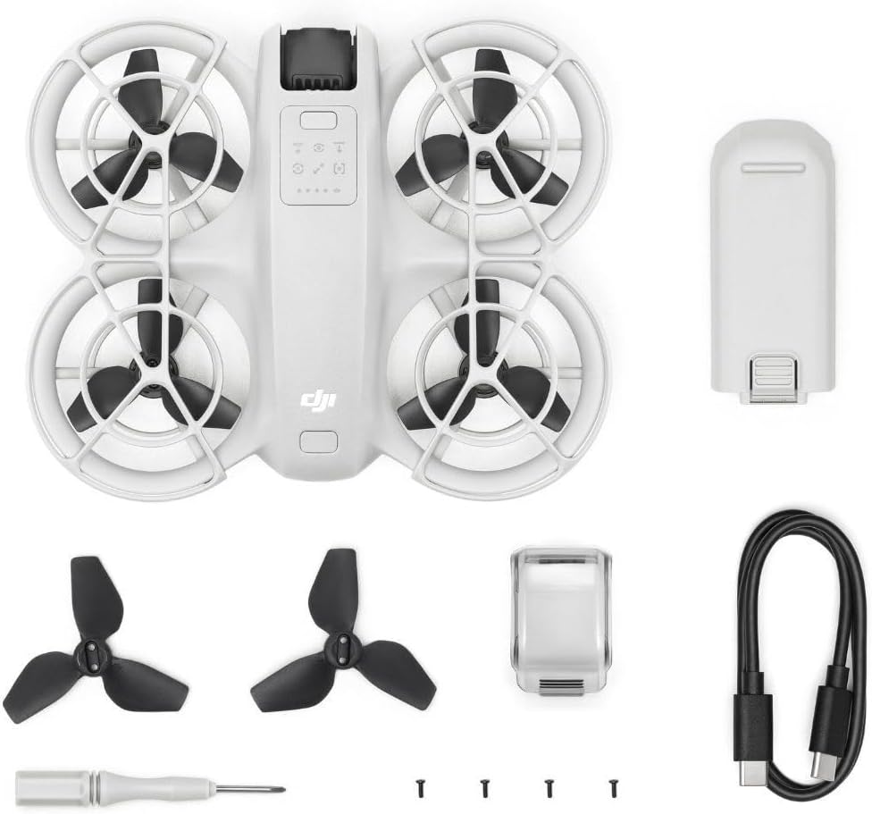 DJI Neo, Mini Drohne mit Kamera 4K UHD Für Erwachsene, 135g, Selbstfliegende Drohne, Motivverfolgung
