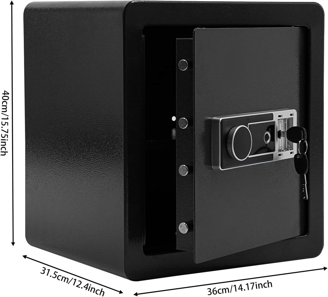 Fingerscan Safe mit Fingerabdruck - Elektronischer Tresor für Zuhause (45L) & Büro - Sicherheitstres