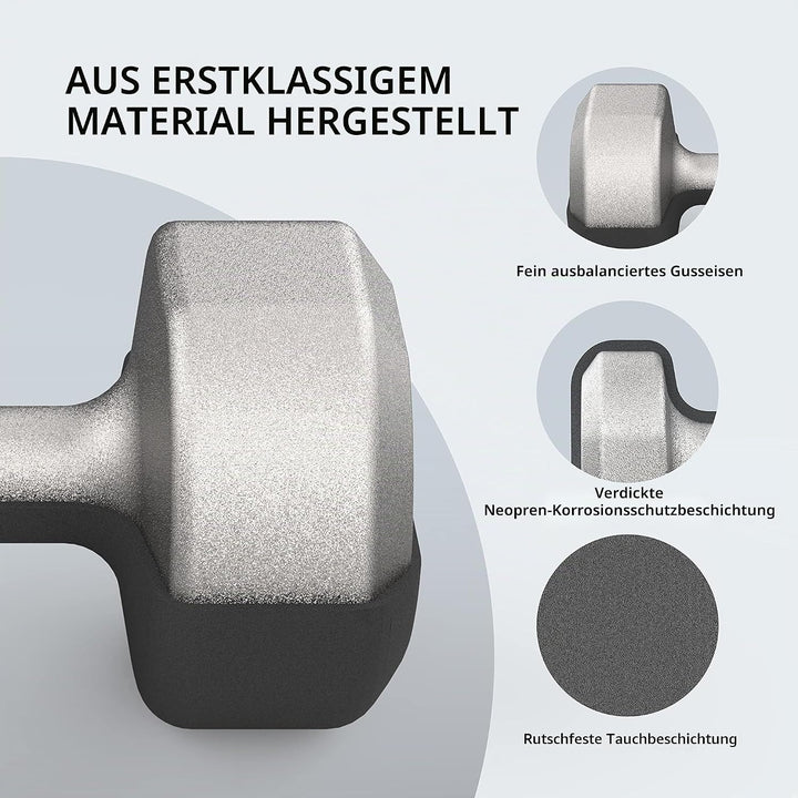 PROIRON Hanteln Neopren Kurzhanteln Frauen Hantelset Kleine Hantel Kurzhantelset (2er-Set) für Damen