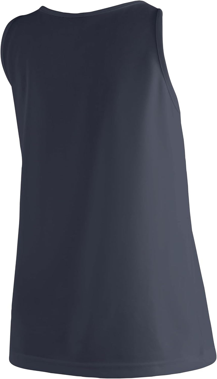 Maier Sports Petra, Ärmelloses Damen T-Shirt, Outdoorshirt mit Rundhals für Wandern und Freizeit, dr