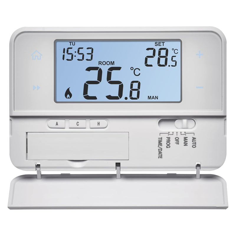 Emos Digitaler Raumthermostat mit OpenTherm-Unterstützung - Programmierbarer, verkabelter, oberfläch