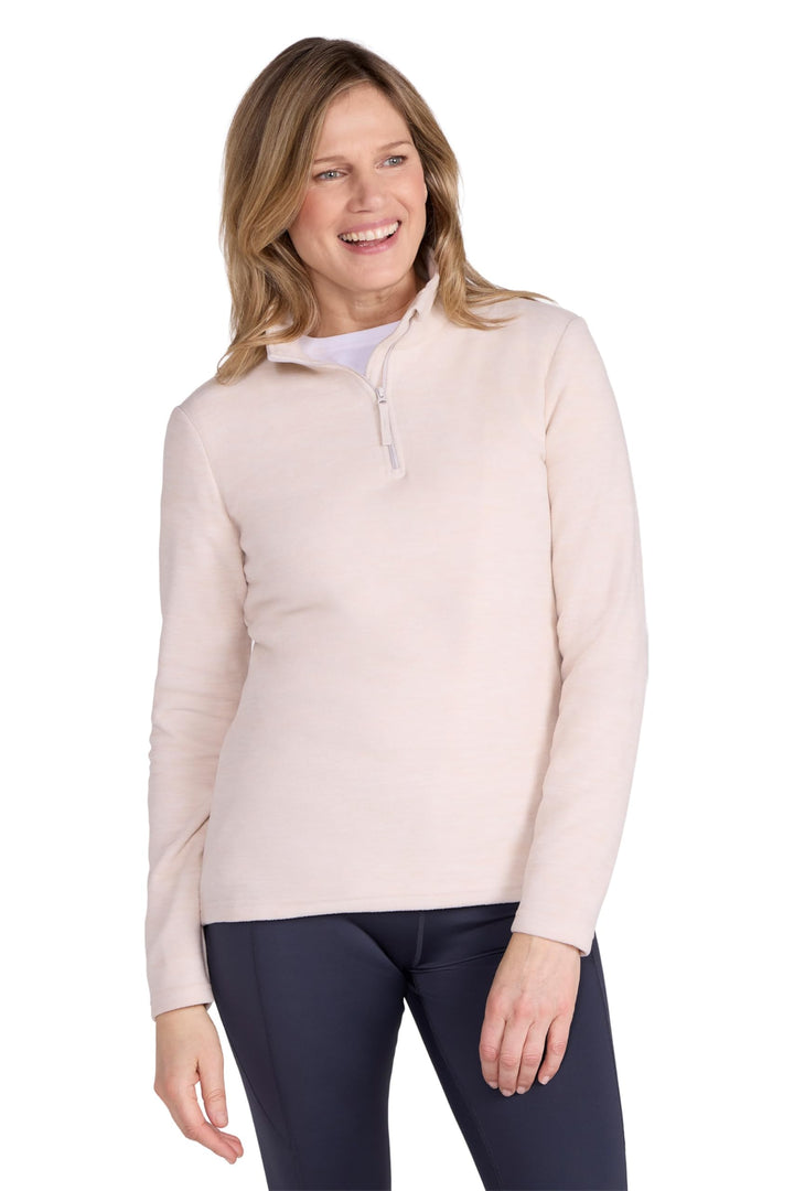 Mountain Warehouse Snowdon Melange Fleece-Pullover Damen - dünner Warmer Winter-Pullover aus Fleece