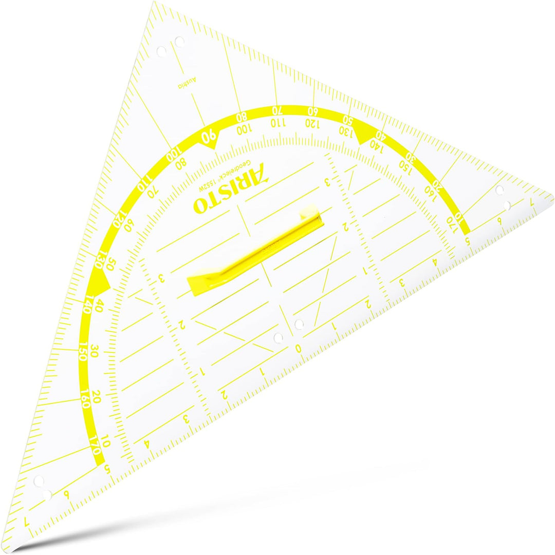 Aristo Wandtafel Geodreieck (80 cm Hypotenuse, mit Griff, Kunststoff)