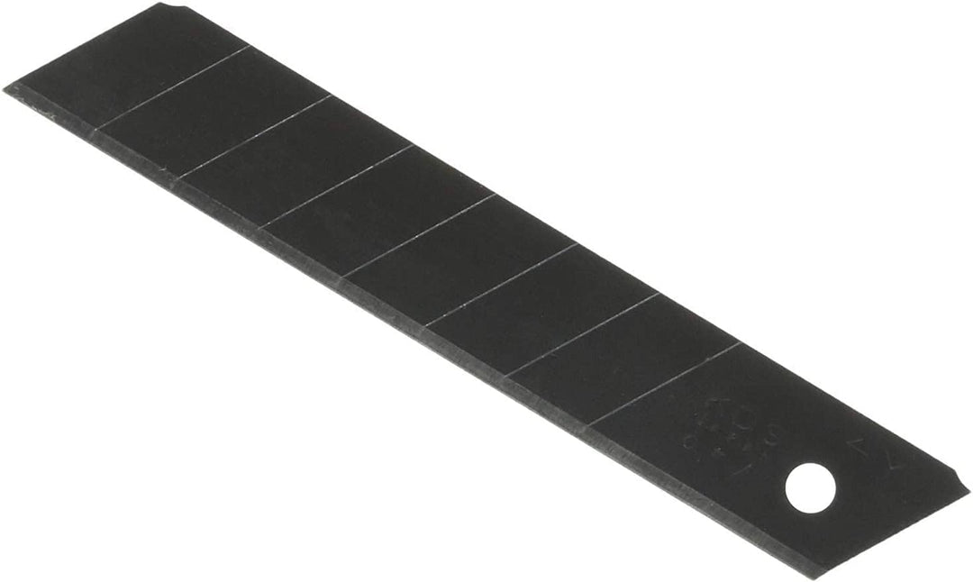 KDS Japanklingen Power Black 18mm extrem scharf 200 Stück, Kunststoffgriff, 0,5mm Stärke, 8 Segmente