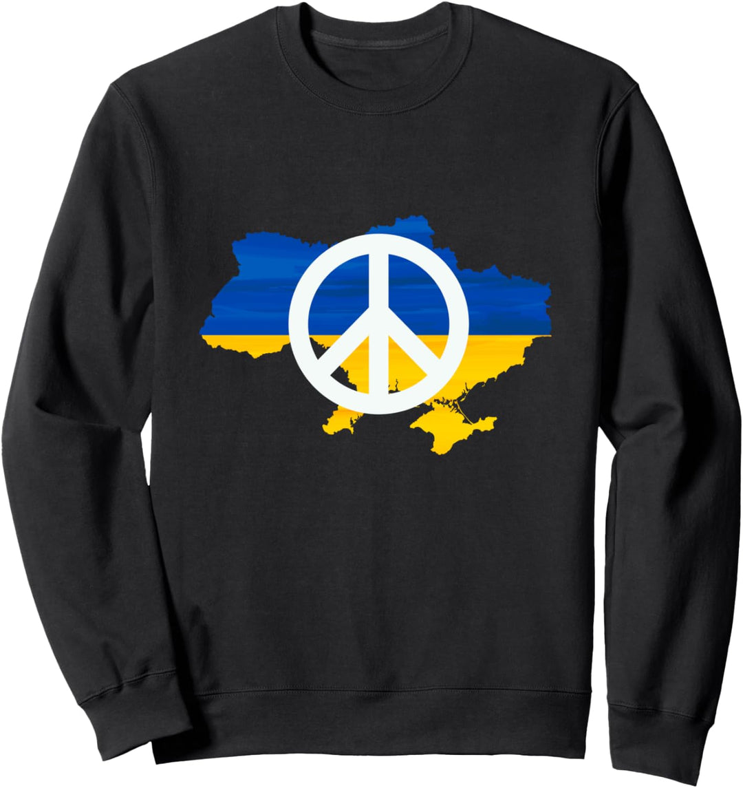 Make Peace Not War - Peace Logo Sweatshirt
