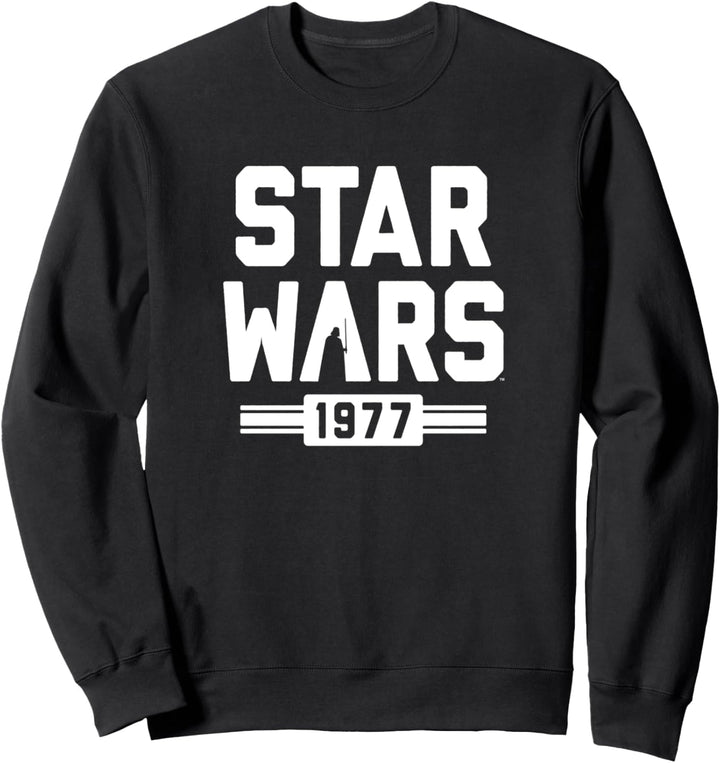 Star Wars Retro 1977 Vader Silhouette Vintage Sweatshirt
