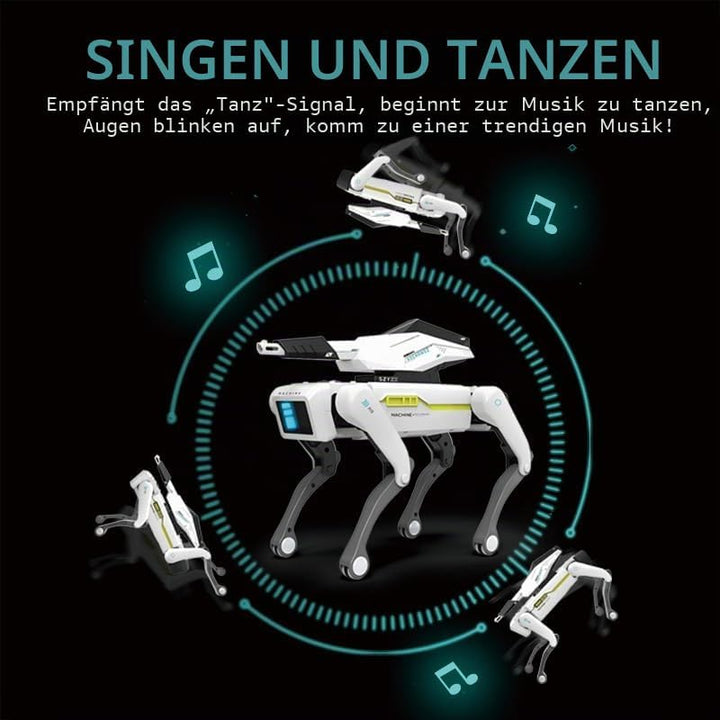 Roboter Hund Ferngesteuert Spielzeug,Kann Programmieren, Tanzen, Musik und Interagieren für Kinder v