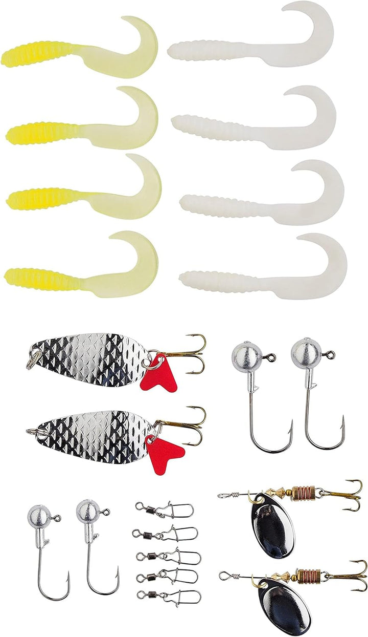 Abu Garcia Fast Attack Spinning Combo, Rod and Reel for Predator Fishing, 24T Carbon Blanks, 3+1 Bal