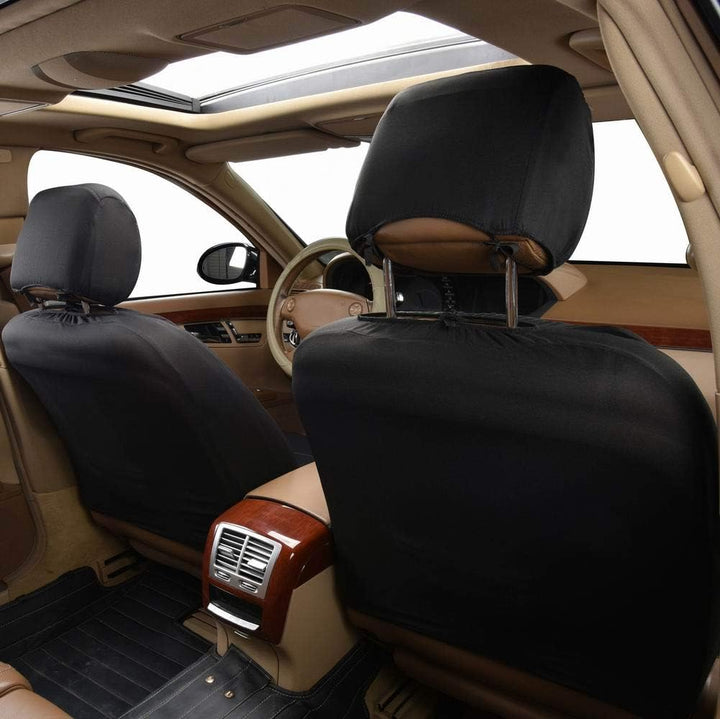 Flying Banner Sitzbezüge Auto Universal Set mit Airbag (Vollständige Reihe, Rot und Schwarz) Rot und