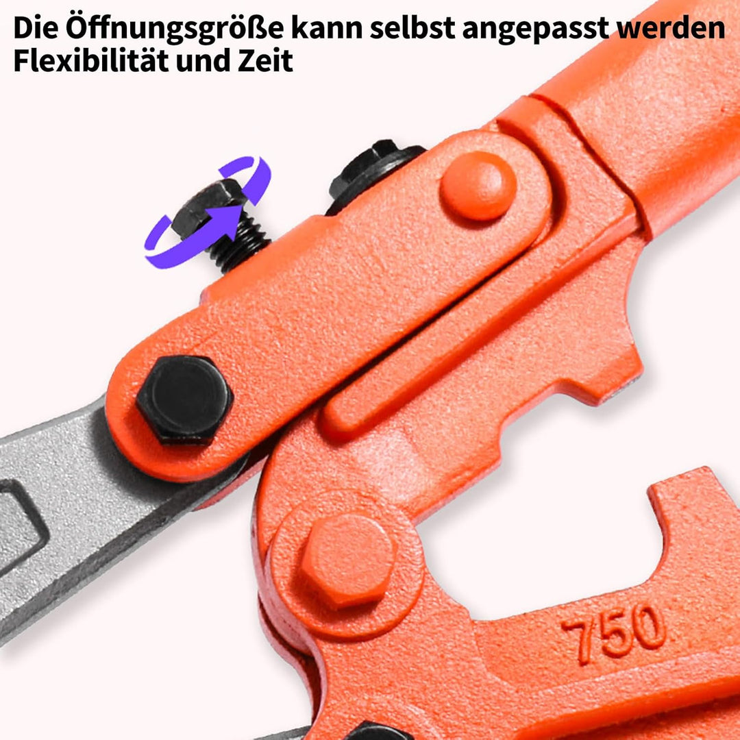 Bolzenschneider 315mm, Maximale Öffnungskapazität 15mm, Kompakter Drahtschneider für Schlösser, Zaun