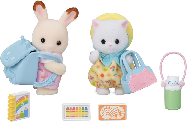 Sylvanian Families - 5747 Erlebniskindergarten Freunde “Sonnenschein” - Figuren für Puppenhaus