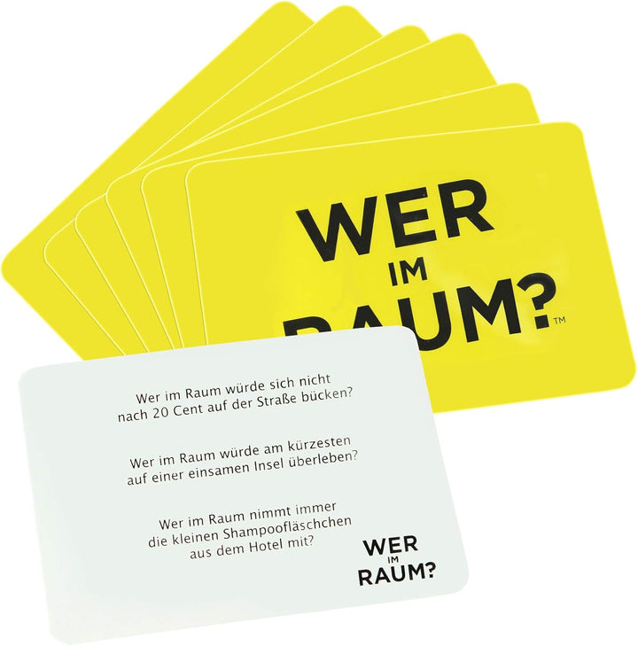 Monsterzeug Partyspiel Wer im Raum, Lustiges Gesellschaftsspiel mit mehr als 300 Fragen, Kennenlerns