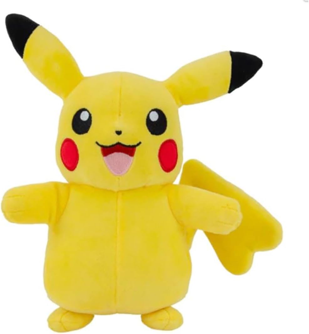 Pokémon PKW3373-20cm Plüsch - weibliches Pikachu, offizielles Plüsch, Weiblich