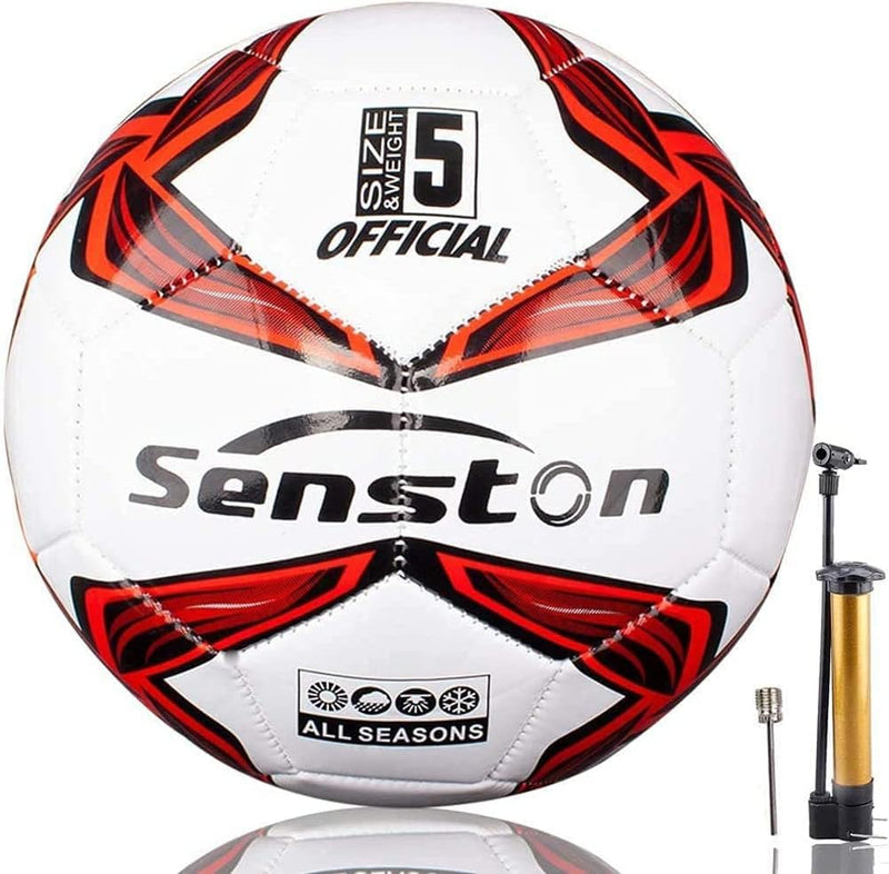 Senston Fussball Ball Wasserdicht Sport Training Ball Freizeitbälle für Fussbälle, Grösse 4 /Grösse