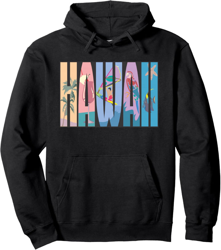 Hawaii Hawaiian Pearl Island Aloha Fisch Surf Sand State Pullover Hoodie