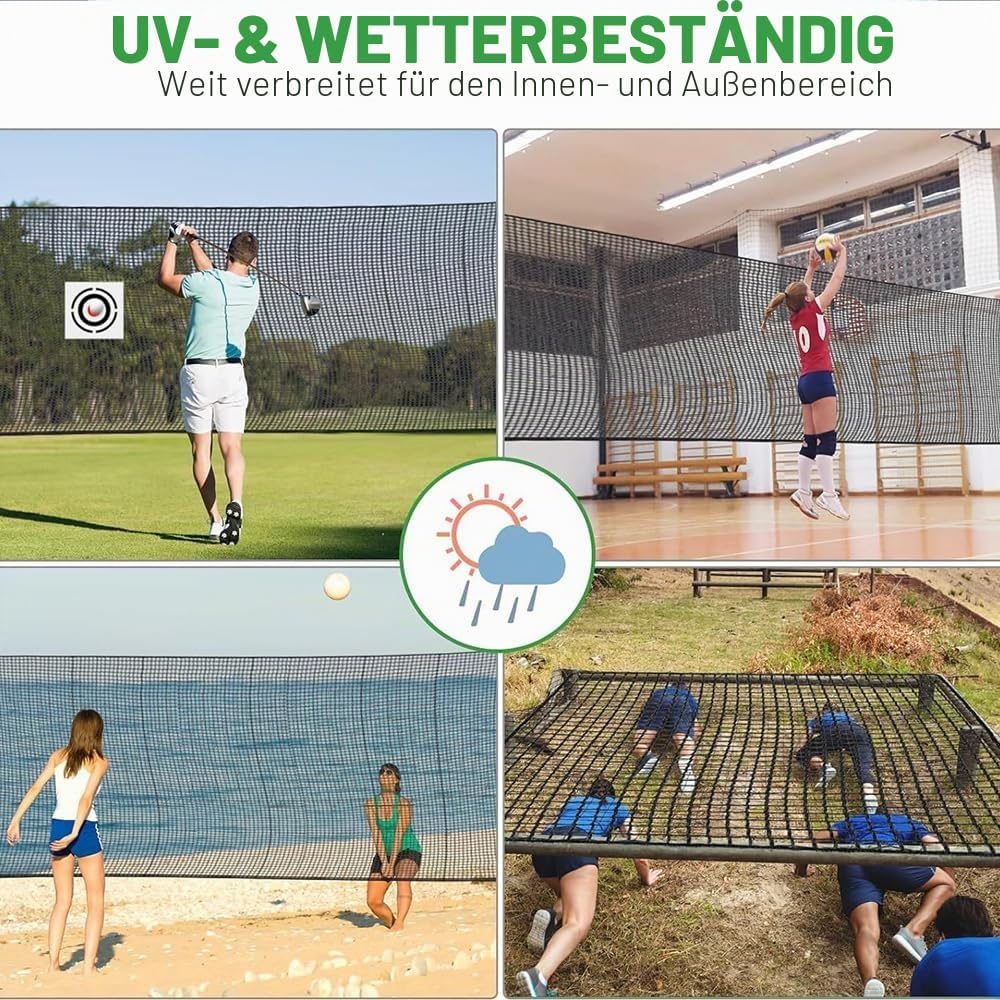 Ballfangnetz,Fangnetz Fussball,Schutznetz,Treppenzaun,Ballfangnetz,Wasserdicht Und Witterungsbeständ