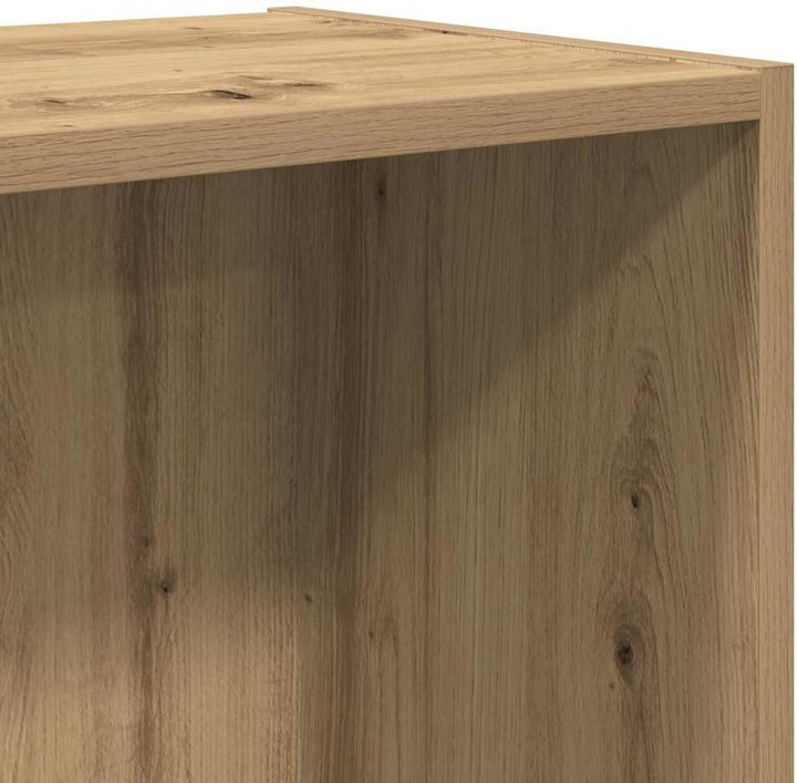 vidaXL Bücherregal/TV-Schrank Altholz-Optik 36x30x143 cm Holzwerkstoff, Bücherregal, Büroregal, Akte