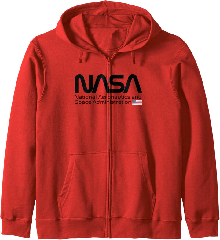 NASA Worm Logo Kapuzenjacke
