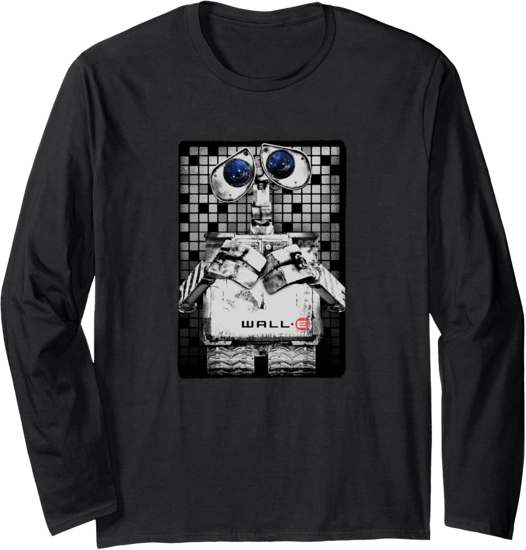 Disney Pixar Wall-E Tile Portrait Langarmshirt