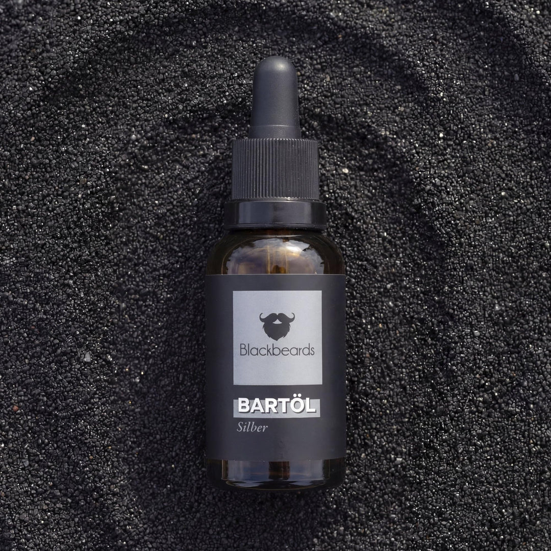 Blackbeards Bartöl Silber – Ohne Duft – Duftneutral & Parfümfrei – Bartpflege für Allergiker & empfi