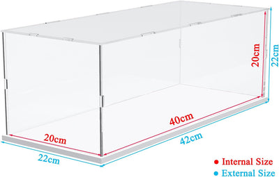 Acryl Vitrine Klar für Lego Actionfiguren Funko Pop Modell Skulptur Transparenter Plexiglas Display