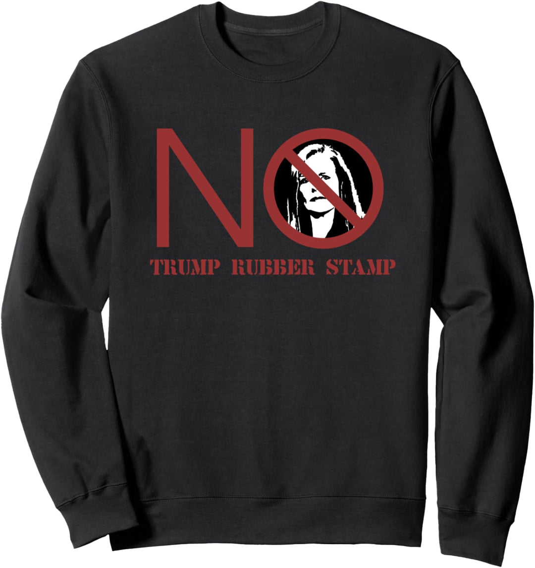 NO TRUMP RUBBER STAMP Supreme Court Amy Coney Barrett SCOTUS Sweatshirt