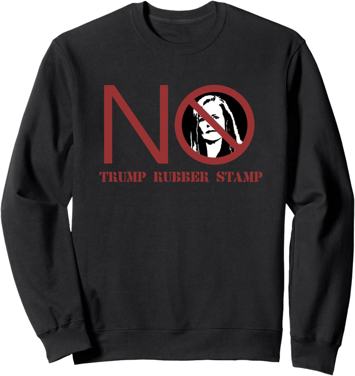 NO TRUMP RUBBER STAMP Supreme Court Amy Coney Barrett SCOTUS Sweatshirt