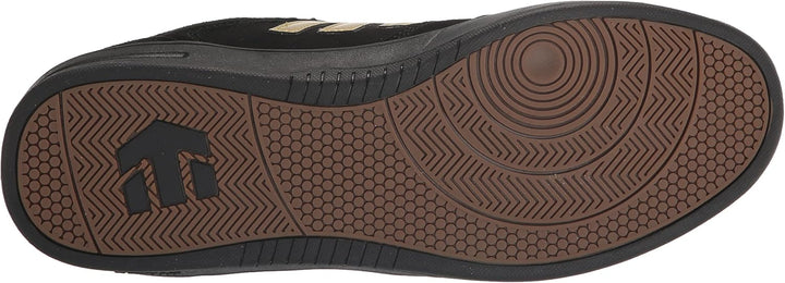 Etnies Herren Windrow Low Top Skateschuh 42.5 EU Schwarz Goldfarben, 42.5 EU Schwarz Goldfarben