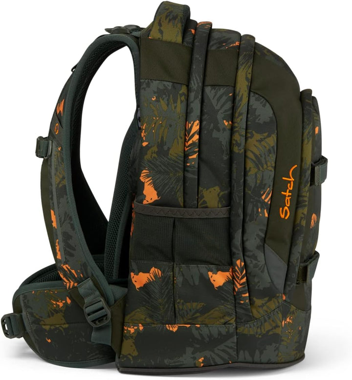 Satch Pack Schulrucksack Set 2tlg. inkl. Schlamperbox (Jurassic Jungle), Jurassic Jungle