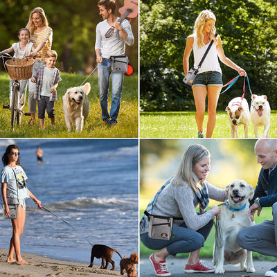 Ownpets Leckerlibeutel für Hunde, Hunde Trainingstasche, Leckerlietasche für Hunde, Snackbeutel mit