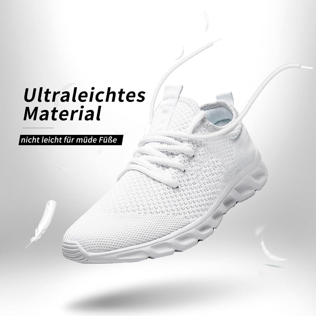 MGNLRTI Herren Sneaker Walkingschuhe Atmungsaktiv Strassenlaufschuhe Leicht Freizeit Sportschuhe für